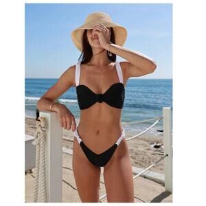 Beach Riot Sariah Knot Bikini Top Size Large